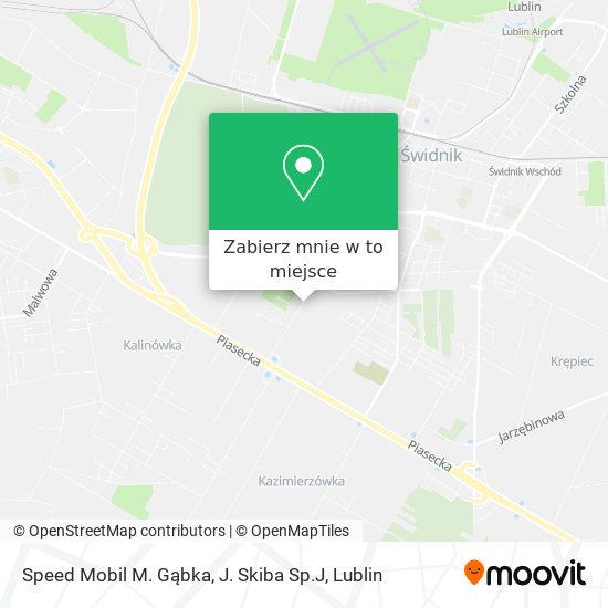 Mapa Speed Mobil M. Gąbka, J. Skiba Sp.J
