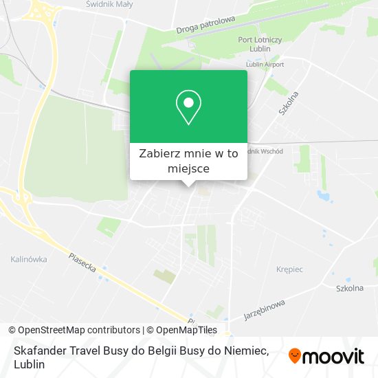 Mapa Skafander Travel Busy do Belgii Busy do Niemiec