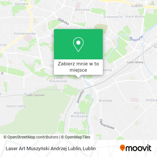 Mapa Laser Art Muszyński Andrzej Lublin