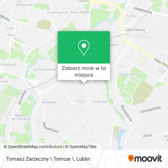 Mapa Tomasz Zarzeczny \ Tomzar \