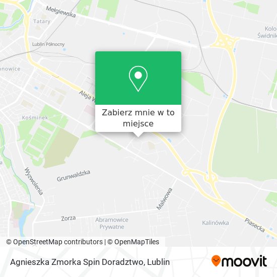 Mapa Agnieszka Zmorka Spin Doradztwo