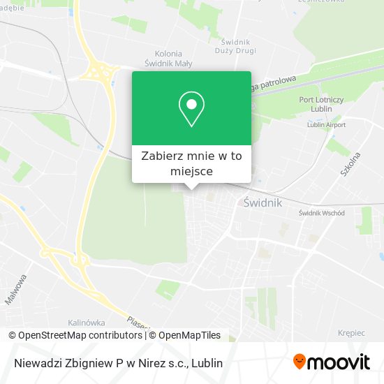 Mapa Niewadzi Zbigniew P w Nirez s.c.