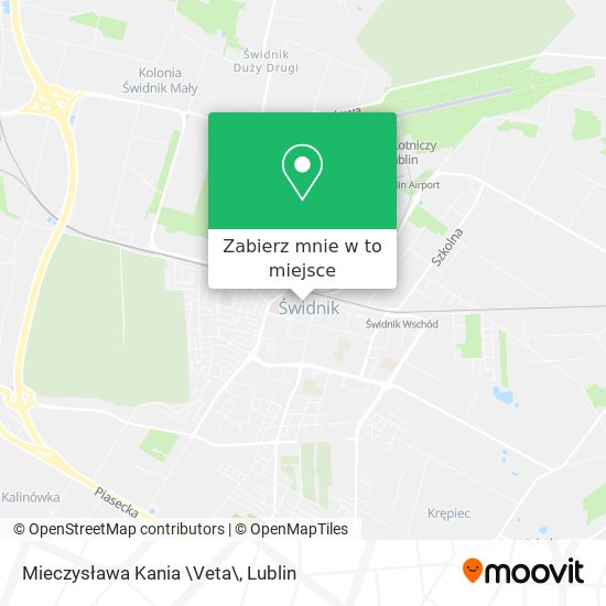 Mapa Mieczysława Kania \Veta\