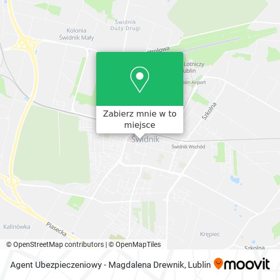 Mapa Agent Ubezpieczeniowy - Magdalena Drewnik