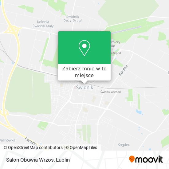 Mapa Salon Obuwia Wrzos