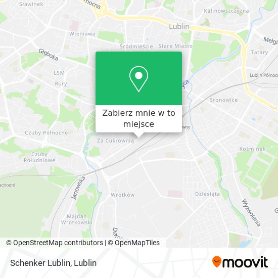 Mapa Schenker Lublin