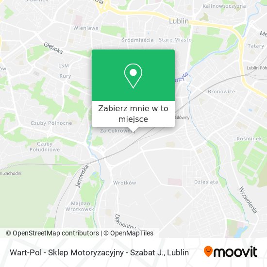 Mapa Wart-Pol - Sklep Motoryzacyjny - Szabat J.
