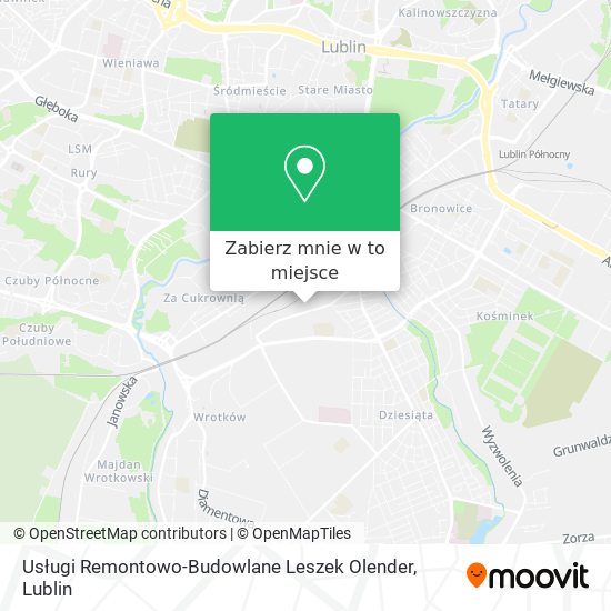Mapa Usługi Remontowo-Budowlane Leszek Olender