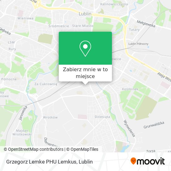 Mapa Grzegorz Lemke PHU Lemkus