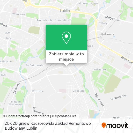 Mapa Zbk Zbigniew Kaczorowski Zakład Remontowo Budowlany