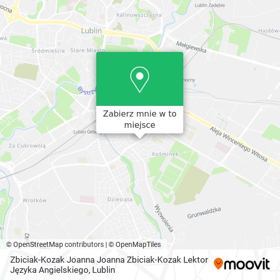 Mapa Zbiciak-Kozak Joanna Joanna Zbiciak-Kozak Lektor Języka Angielskiego