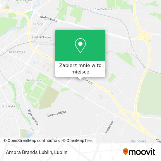 Mapa Ambra Brands Lublin