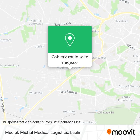 Mapa Muciek Michał Medical Logistics