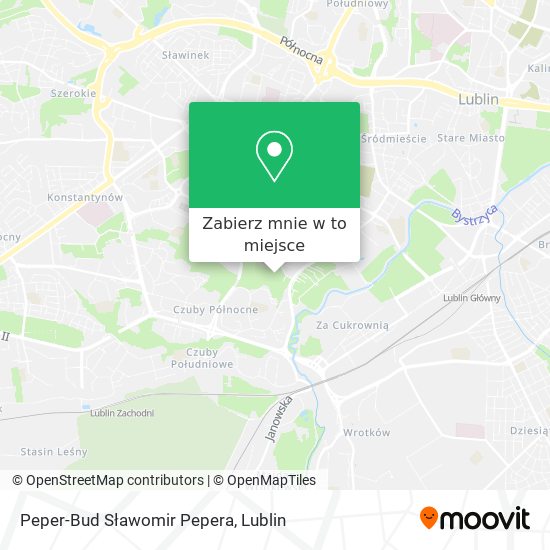 Mapa Peper-Bud Sławomir Pepera