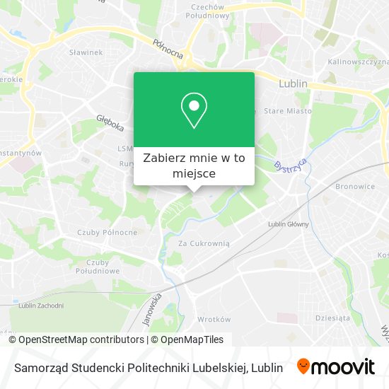 Mapa Samorząd Studencki Politechniki Lubelskiej