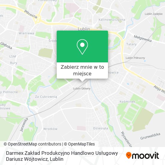 Mapa Darmex Zakład Produkcyjno Handlowo Usługowy Dariusz Wójtowicz