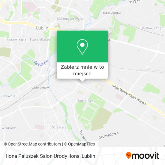 Mapa Ilona Paluszek Salon Urody Ilona