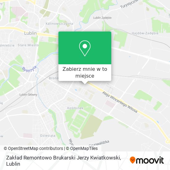 Mapa Zakład Remontowo Brukarski Jerzy Kwiatkowski