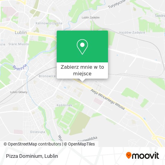 Mapa Pizza Dominium