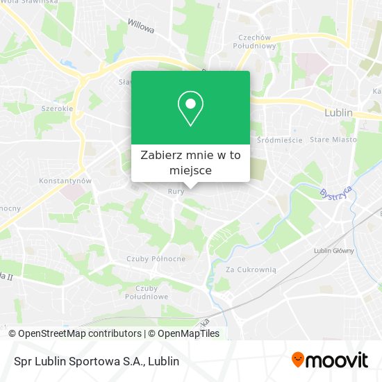 Mapa Spr Lublin Sportowa S.A.