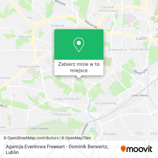 Mapa Agencja Eventowa Freeeart - Dominik Berwertz