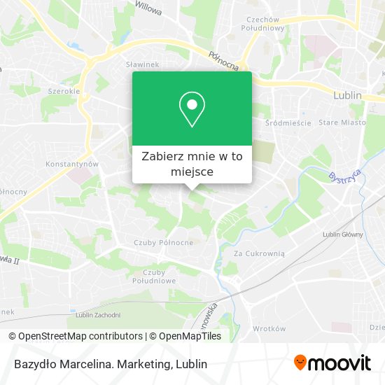 Mapa Bazydło Marcelina. Marketing