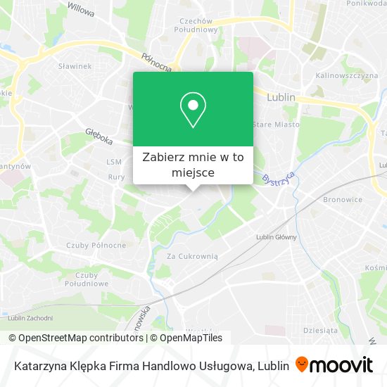 Mapa Katarzyna Klępka Firma Handlowo Usługowa