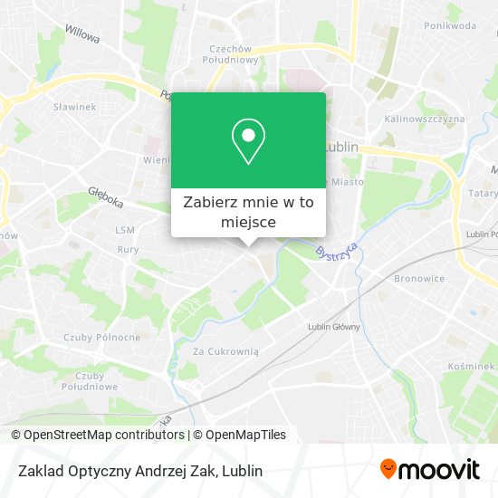 Mapa Zaklad Optyczny Andrzej Zak