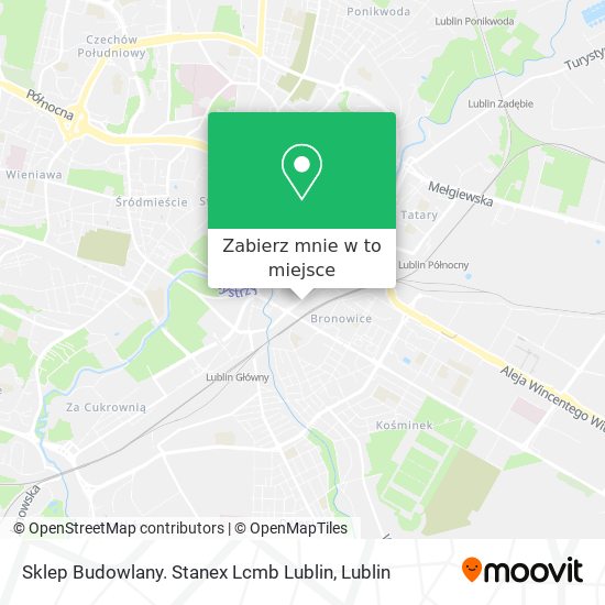 Mapa Sklep Budowlany. Stanex Lcmb Lublin