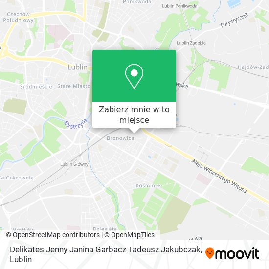 Mapa Delikates Jenny Janina Garbacz Tadeusz Jakubczak
