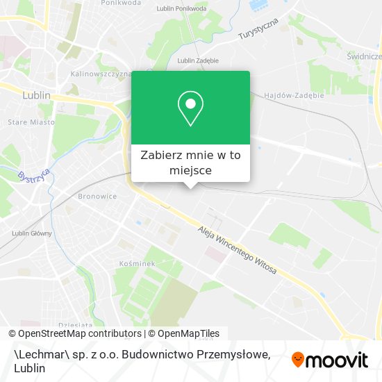 Mapa \Lechmar\ sp. z o.o. Budownictwo Przemysłowe