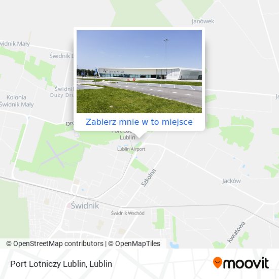Mapa Port Lotniczy Lublin