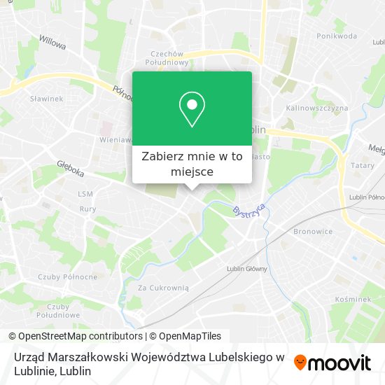 Mapa Urząd Marszałkowski Województwa Lubelskiego w Lublinie