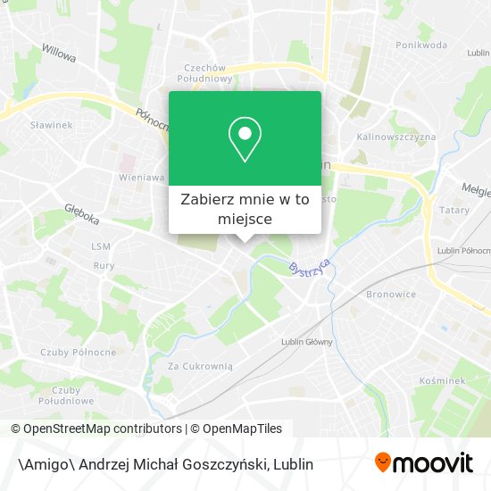 Mapa \Amigo\ Andrzej Michał Goszczyński