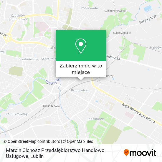 Mapa Marcin Cichosz Przedsiębiorstwo Handlowo Usługowe