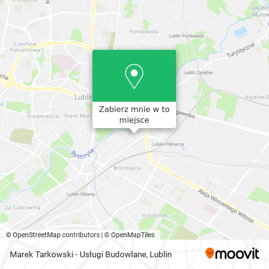 Mapa Marek Tarkowski - Usługi Budowlane