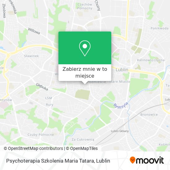 Mapa Psychoterapia Szkolenia Maria Tatara