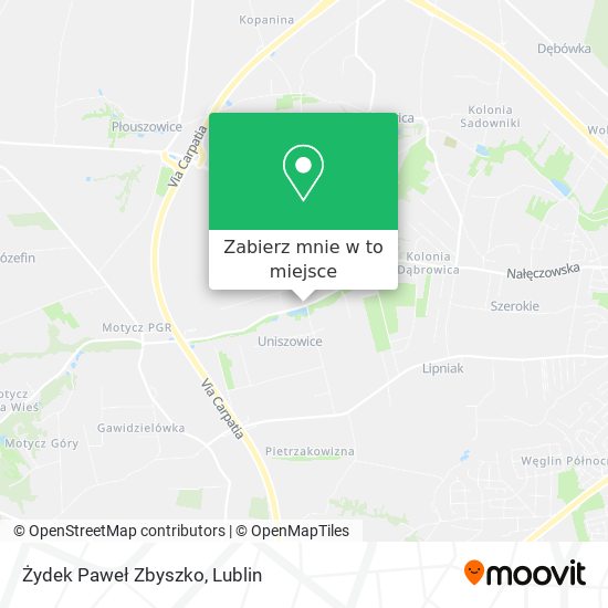 Mapa Żydek Paweł Zbyszko