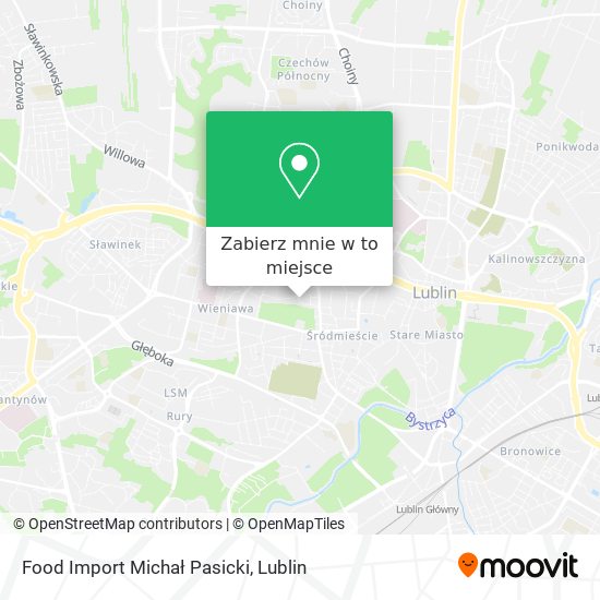 Mapa Food Import Michał Pasicki