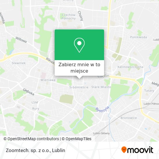 Mapa Zoomtech. sp. z o.o.