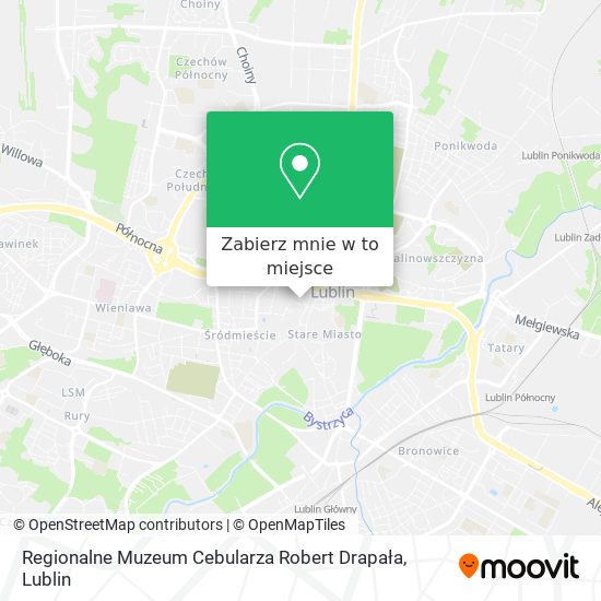 Mapa Regionalne Muzeum Cebularza Robert Drapała
