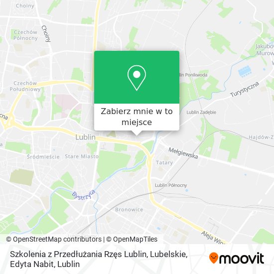 Mapa Szkolenia z Przedłużania Rzęs Lublin, Lubelskie, Edyta Nabit