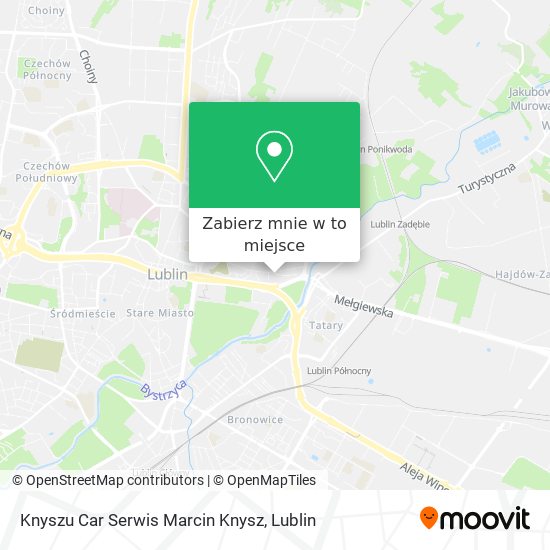 Mapa Knyszu Car Serwis Marcin Knysz