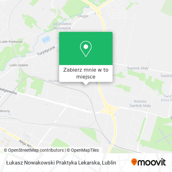 Mapa Łukasz Nowakowski Praktyka Lekarska