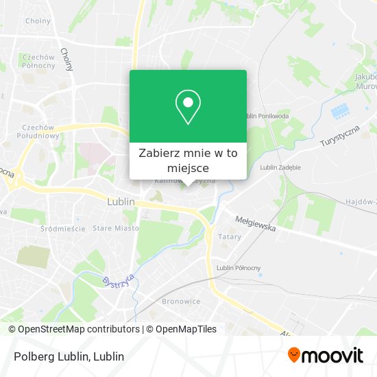 Mapa Polberg Lublin