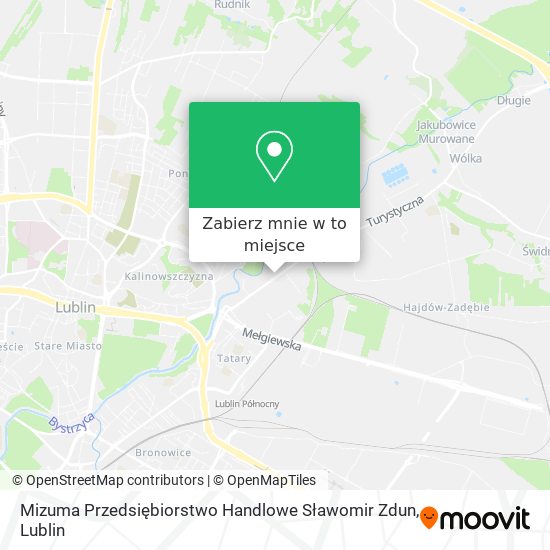 Mapa Mizuma Przedsiębiorstwo Handlowe Sławomir Zdun
