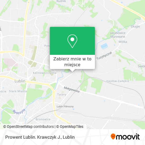 Mapa Prowent Lublin. Krawczyk J.