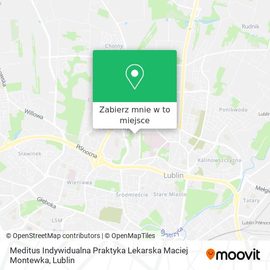 Mapa Meditus Indywidualna Praktyka Lekarska Maciej Montewka