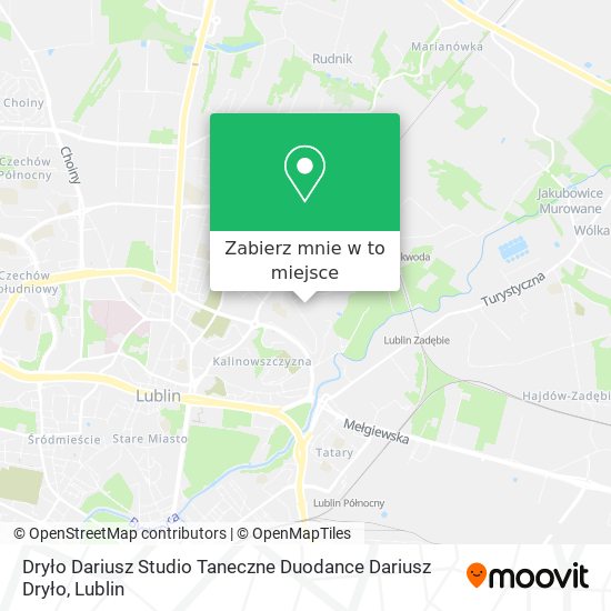 Mapa Dryło Dariusz Studio Taneczne Duodance Dariusz Dryło