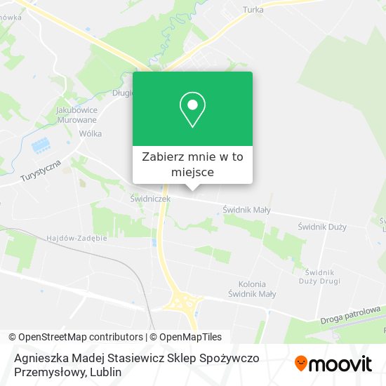 Mapa Agnieszka Madej Stasiewicz Sklep Spożywczo Przemysłowy